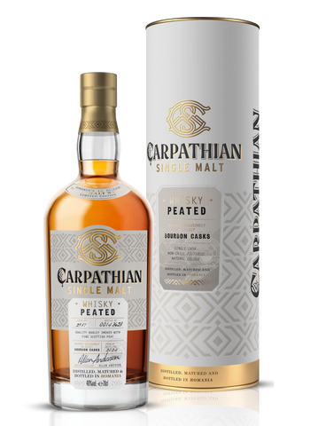 Carpathian Bourbon Cask Peated Single Malt Whisky 700ml 46% ABV