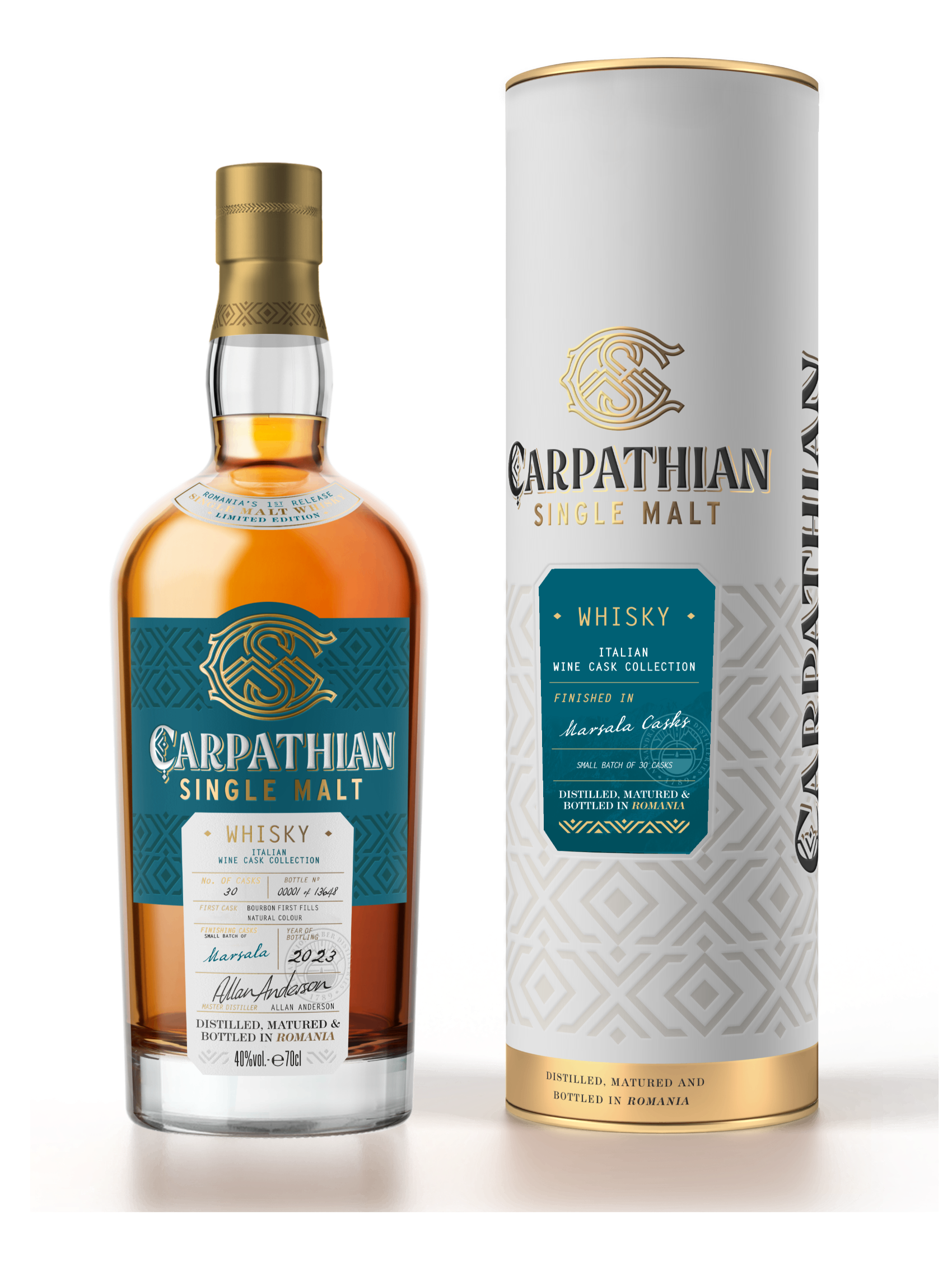 Carpathian Marsala Single Malt Whisky 700ml 40% ABV
