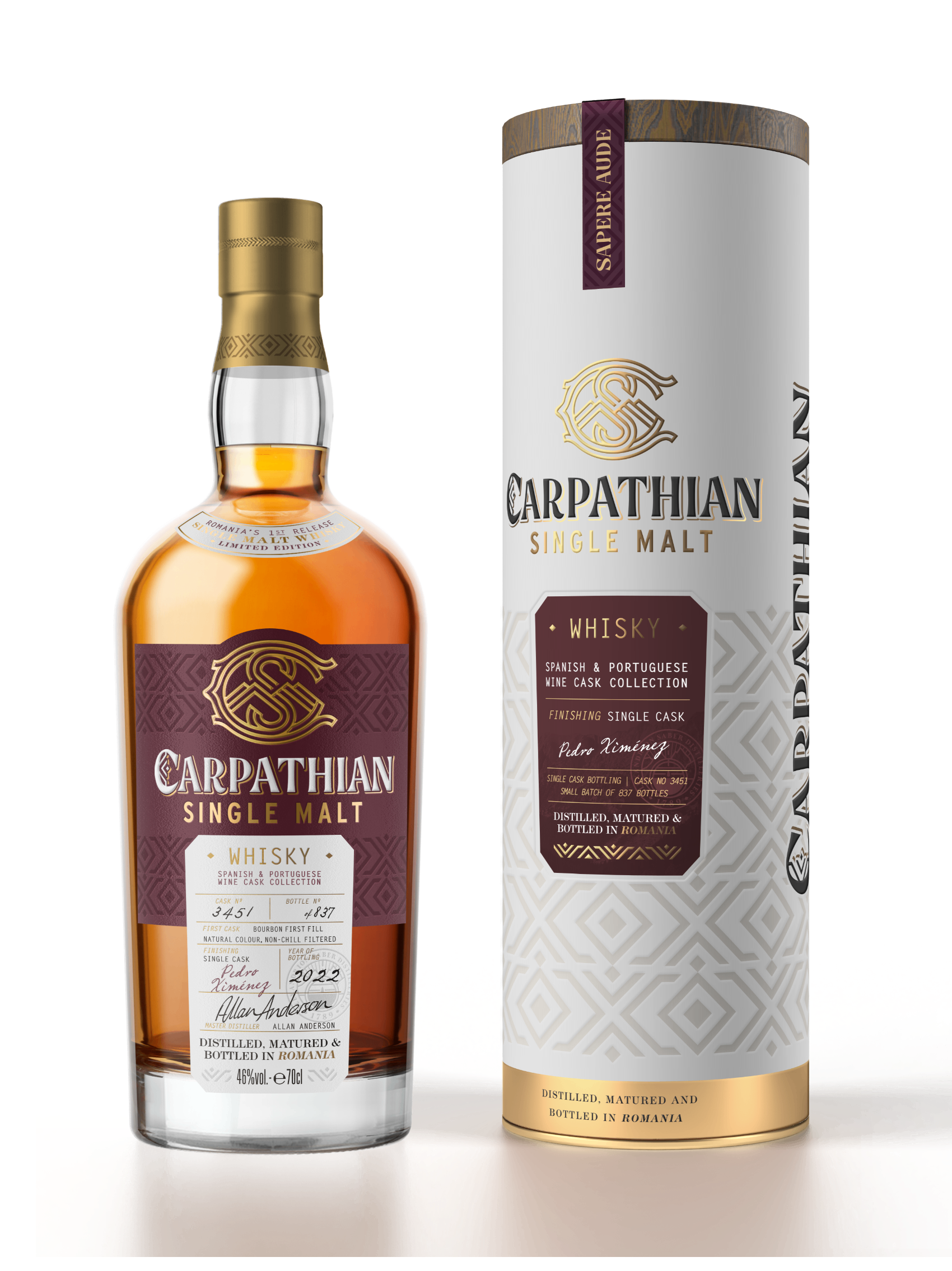 Carpathian Pedro Ximenez Single Malt Whisky 700ml 46% ABV