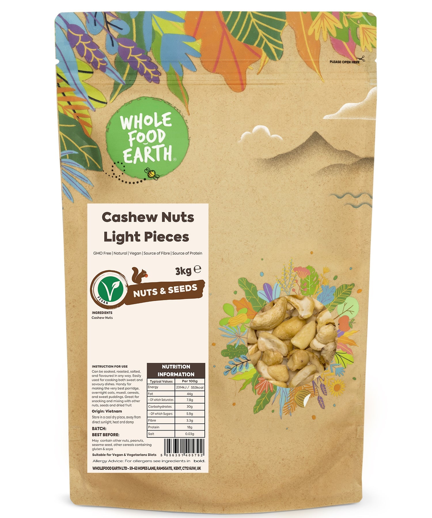 Cashew Nuts Light Pieces