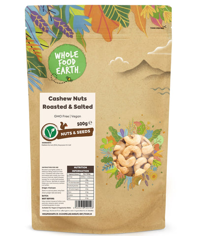 Cashew Nuts, Roasted & Salted