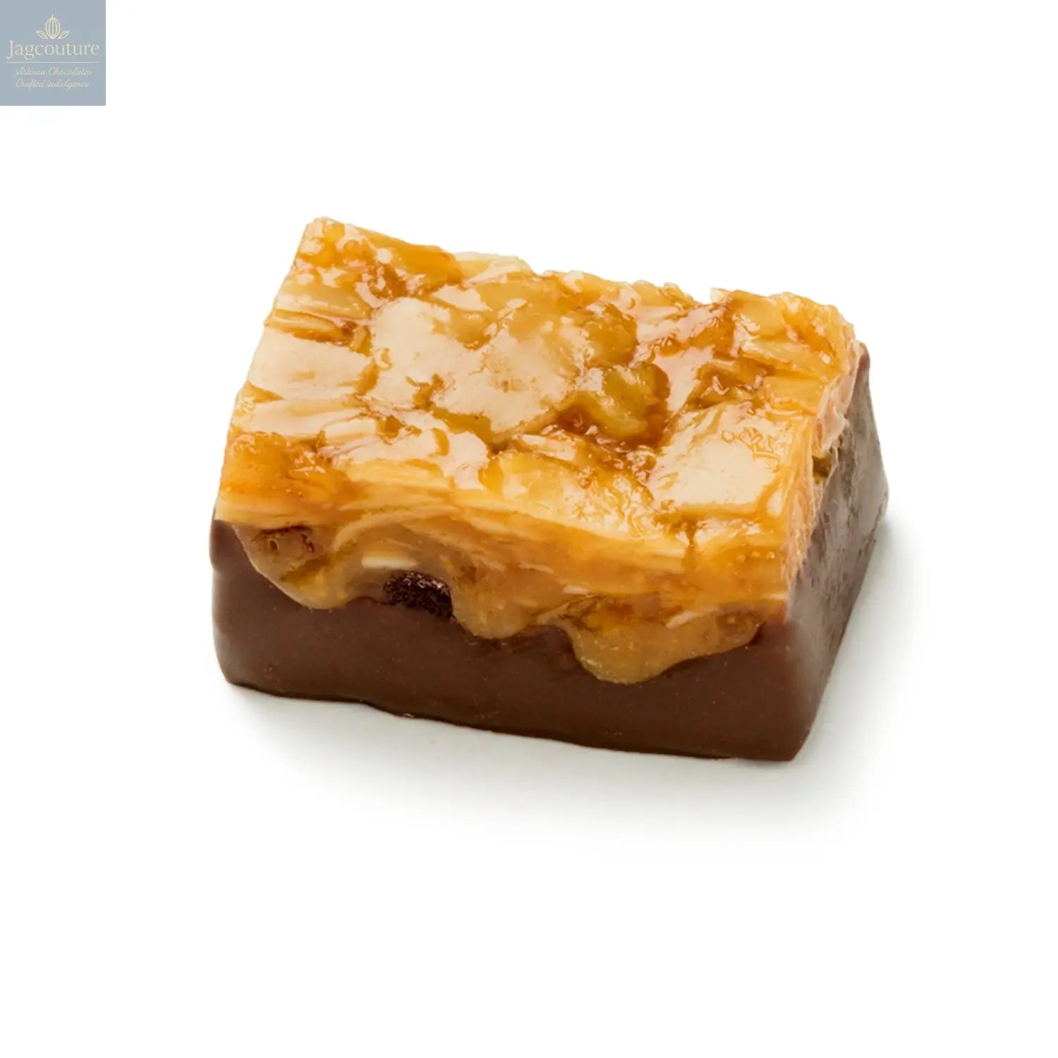 Cassata - dried fruits with caramel and almonds dipped in dark chocolate 10g - 96 pcs - Jag Couture Chocolates