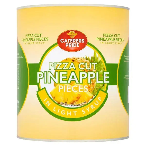 Caterers Pride Pizza Cut Pineapple Pieces in Light Syrup 3.05kg