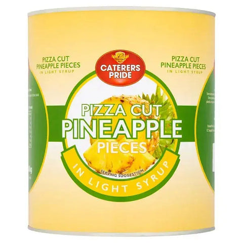 Caterers Pride Pizza Cut Pineapple Pieces in Light Syrup 3.05kg