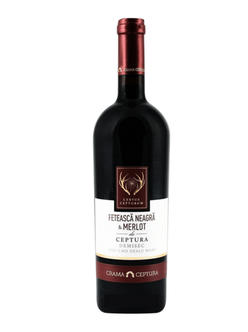 Crama Ceptura Cervus Cepturum Feteasca Neagra & Merlot Red Wine 750ml