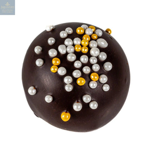 Champagne truffle - flavoured oatmilk ganache in dark chocolate 12.8g - Jag Couture Chocolates