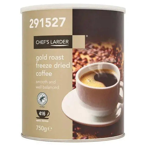 Chef's Larder Gold Roast Freeze Dried Coffee 750g