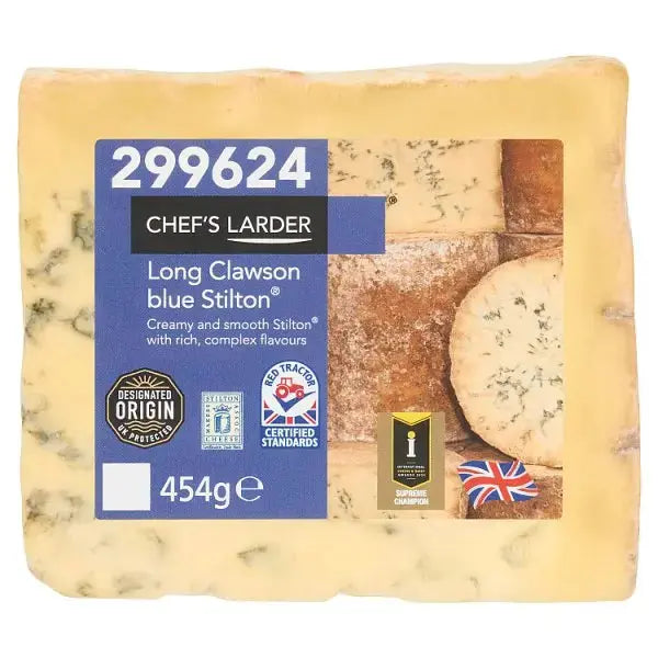 Chef's Larder Long Clawson Blue Stilton 454g