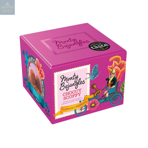Choccy Scoffy gift box of chocolatey flavoured cocoa dusted truffles - Jag Couture Chocolates