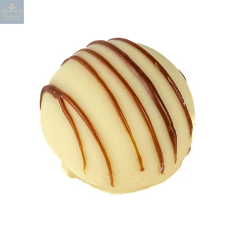 Chocolate Mousse - milk chocolate mousse in white chocolate 14g - Jag Couture Chocolates