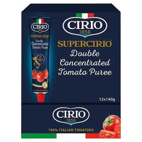 Cirio Supercirio Double Concentrated Tomato Puree 140g (Case of 12)