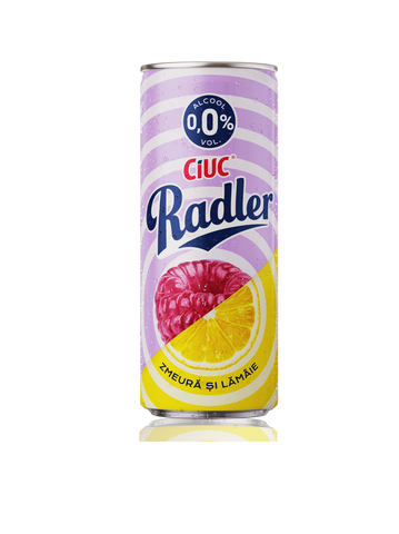 Ciuc Radler Raspberry and Lemon Lager Alcohol Free 4x500ml