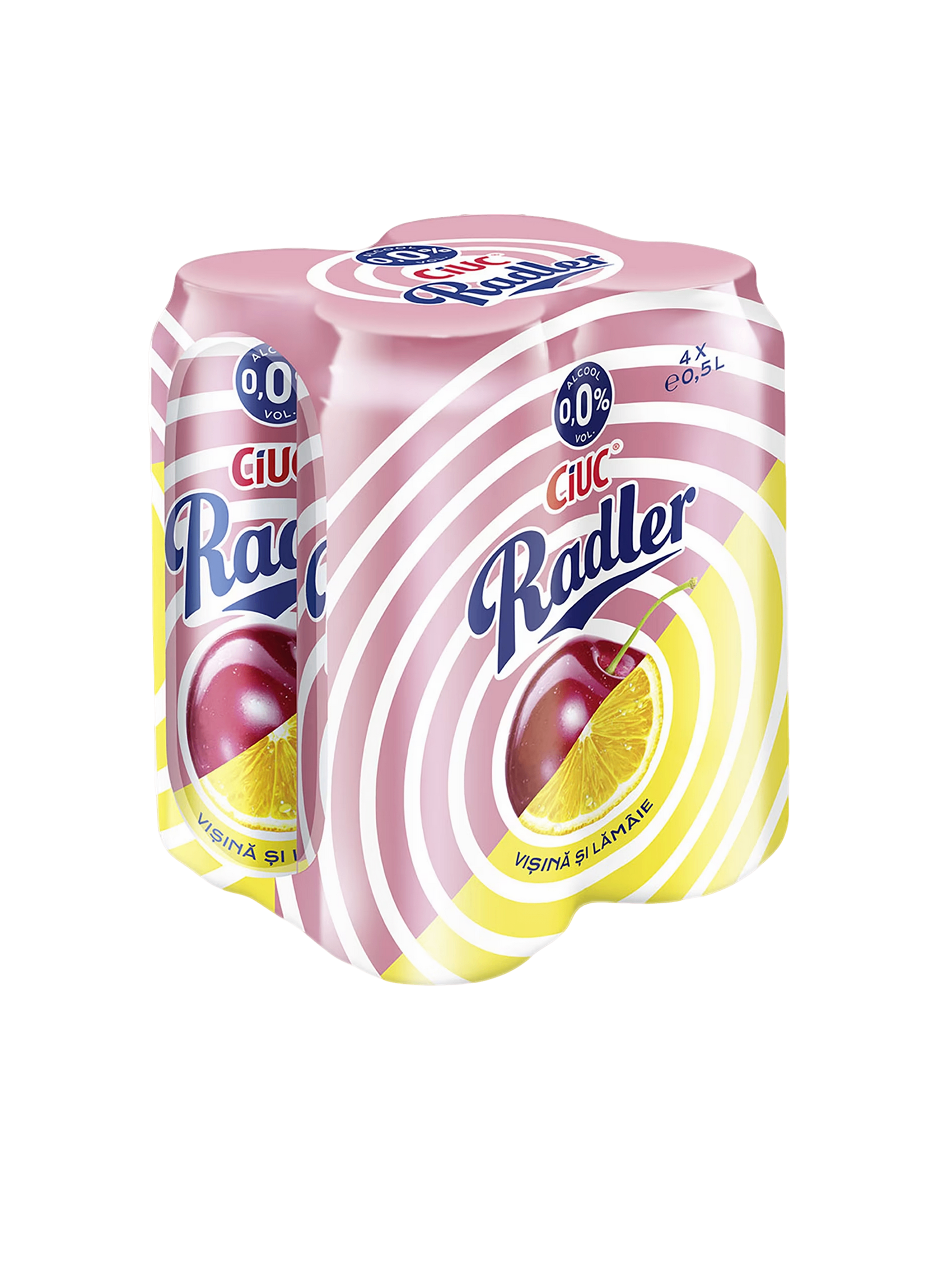 Ciuc Radler Sour Cherry and Lemon Lager Alcohol Free 4x500ml