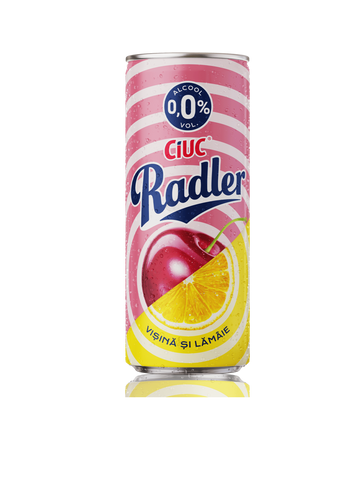 Ciuc Radler Sour Cherry and Lemon Lager Alcohol Free 4x500ml
