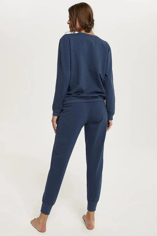 Classic Italian Fashion Panama Sweatshirt Set