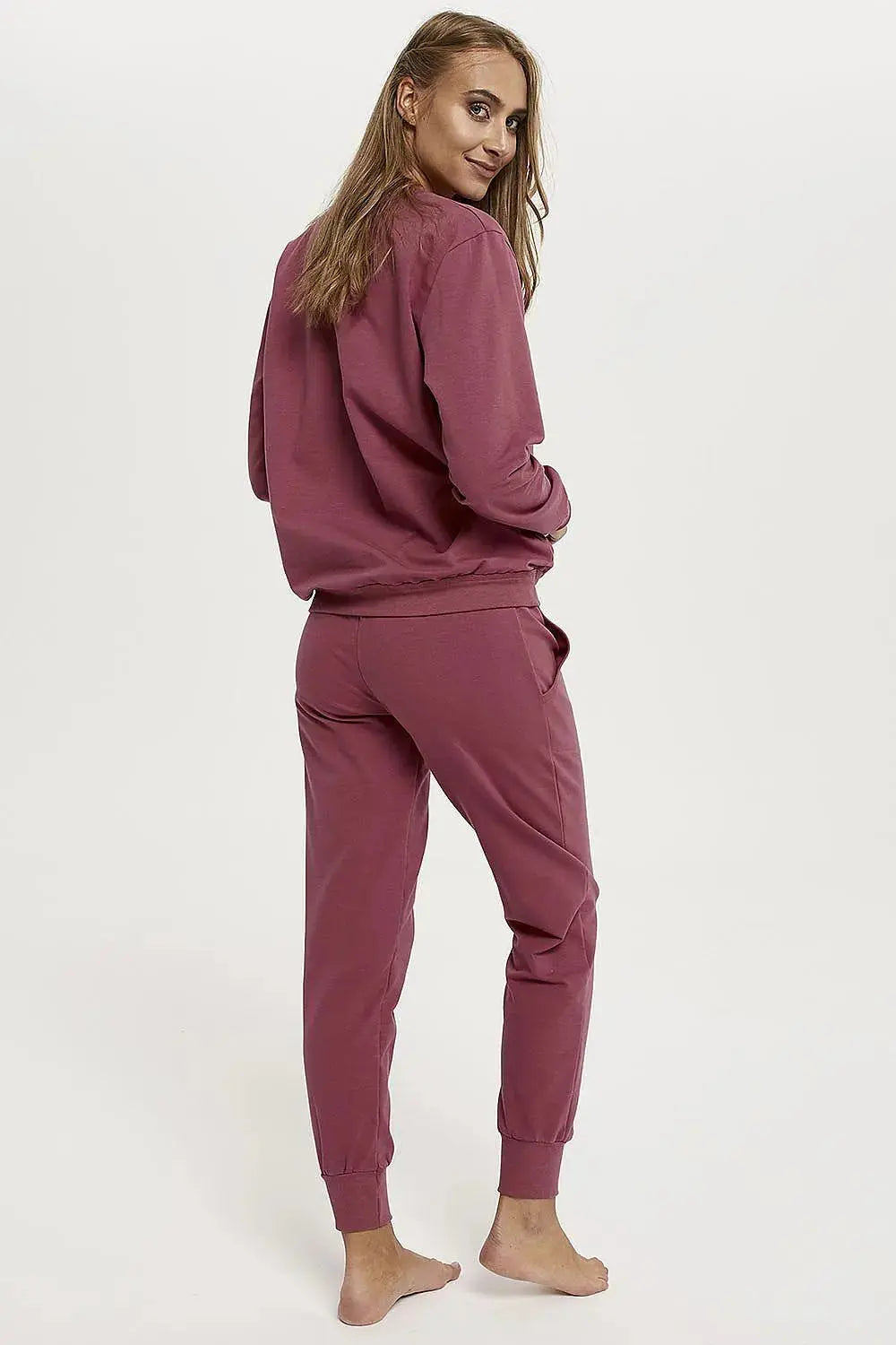 Classic Italian Fashion Panama Sweatshirt Set