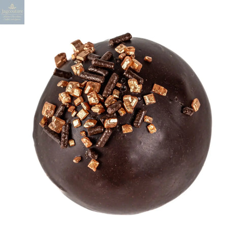 Coffee truffle - flavoured oatmilk ganache in dark chocolate 12.8g - Jag Couture Chocolates