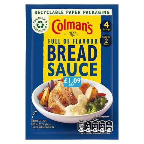 Colman's Bread Sauce Mix 40g (Case of 10)