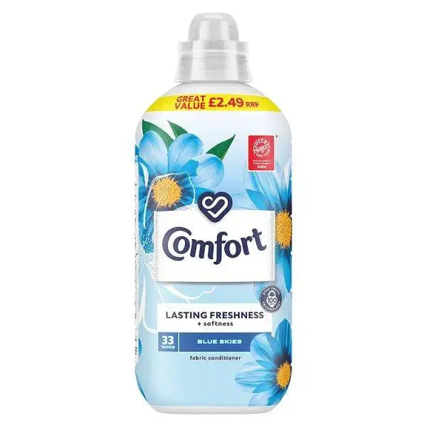 Comfort Fabric Conditioner Blue Skies 33 washes (990 ml) (Case of 8)