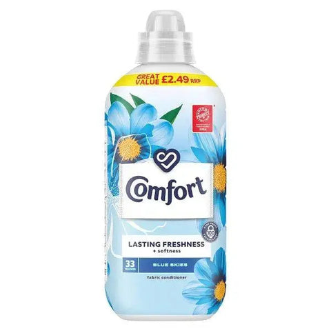 Comfort Fabric Conditioner Blue Skies 33 washes (990 ml) (Case of 8)