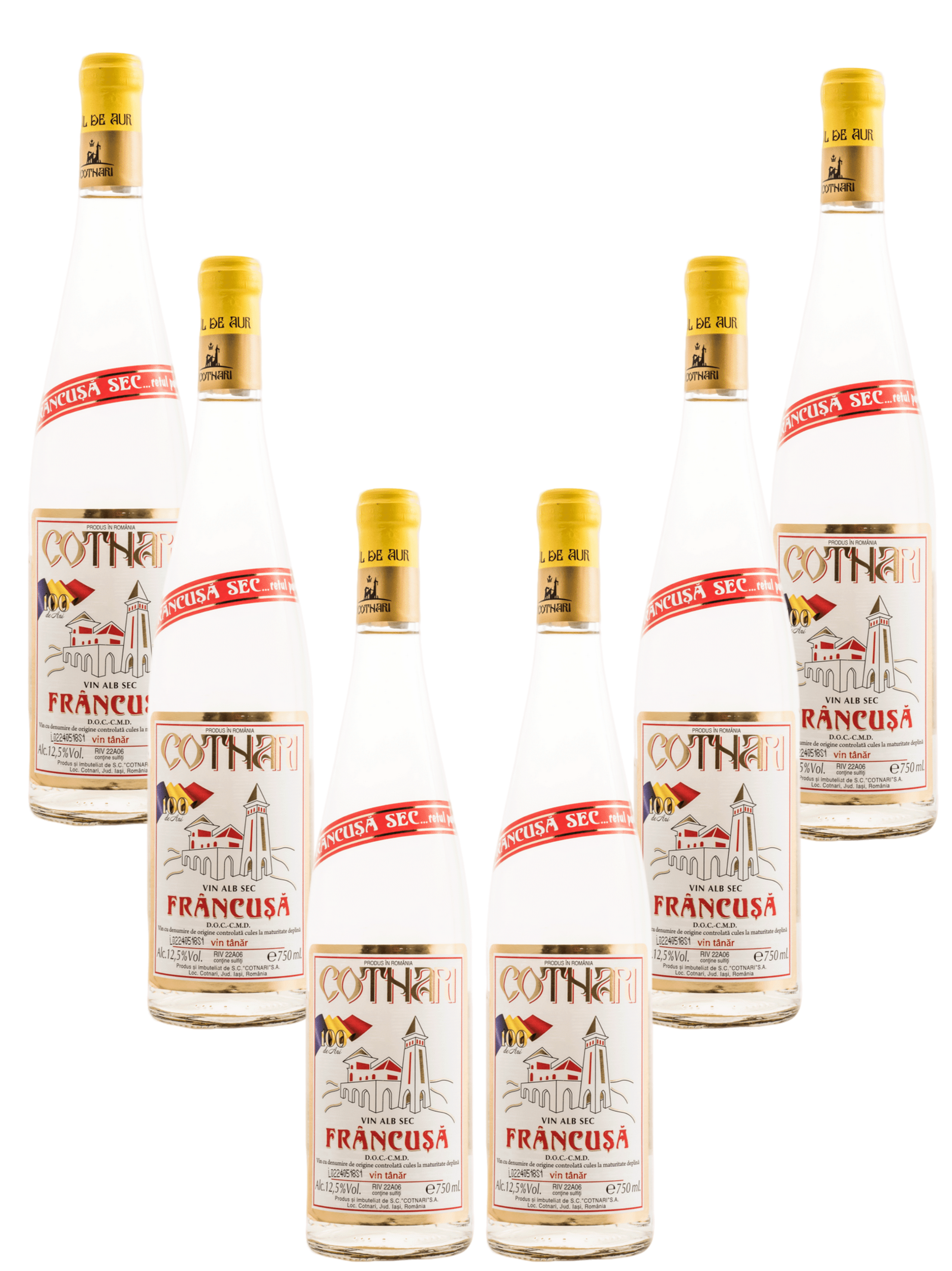 Cotnari Francusa White Wine 6x750ml