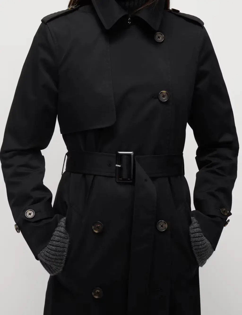 Cotton Rich Belted Longline Trench Coat