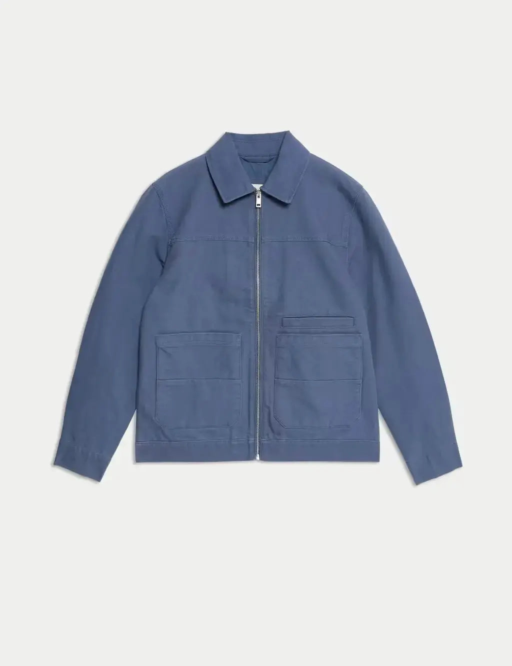 Cotton Rich Canvas Harrington Jacket