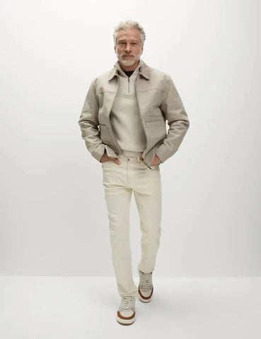 Cotton Rich Canvas Harrington Jacket