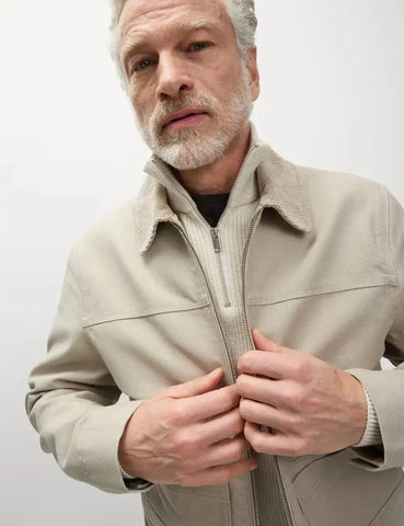 Cotton Rich Canvas Harrington Jacket