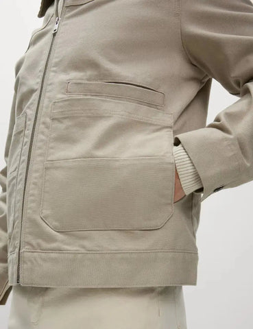 Cotton Rich Canvas Harrington Jacket