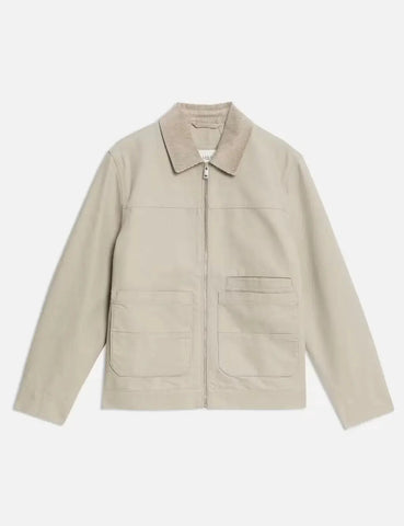 Cotton Rich Canvas Harrington Jacket
