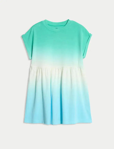 Cotton Rich Ombré T-Shirt Dress (1-8 Yrs)