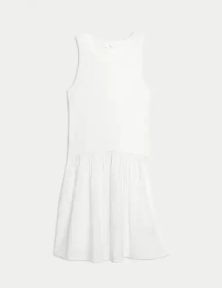 Cotton Rich Ribbed Dress (2-16 Yrs)