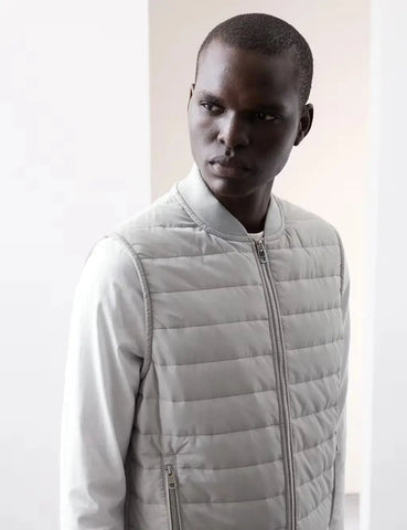 Cotton Rich Zip Up Quilted Gilet with Stormwear™