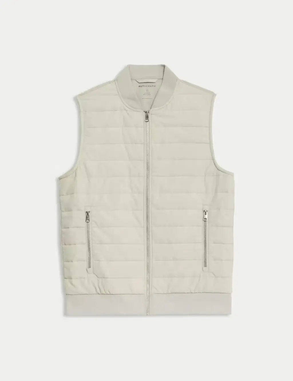 Cotton Rich Zip Up Quilted Gilet with Stormwear™