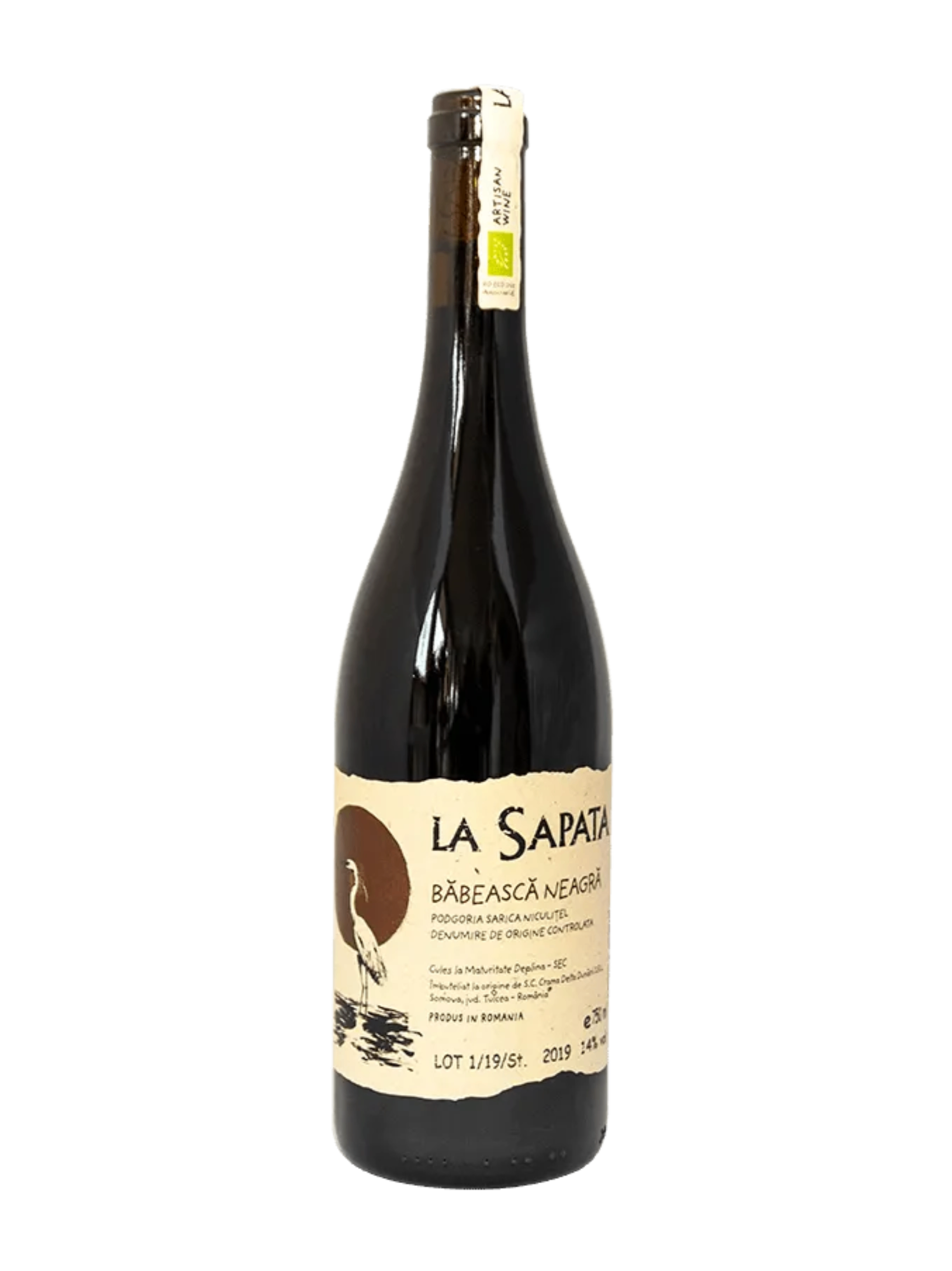 Crama Delta Dunarii La Sapata Babeasca Neagra Organic Red Wine 750ml