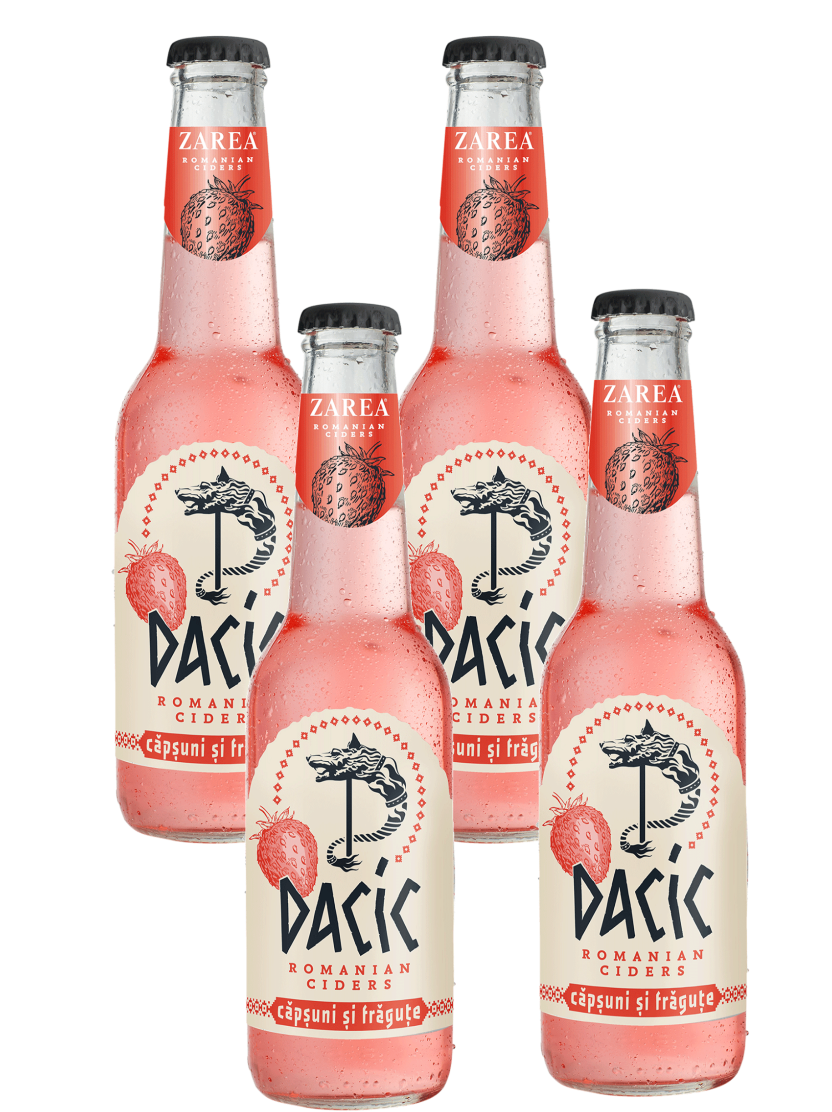 Dacic Strawberry and Wild Strawberry Cider 4x275ml
