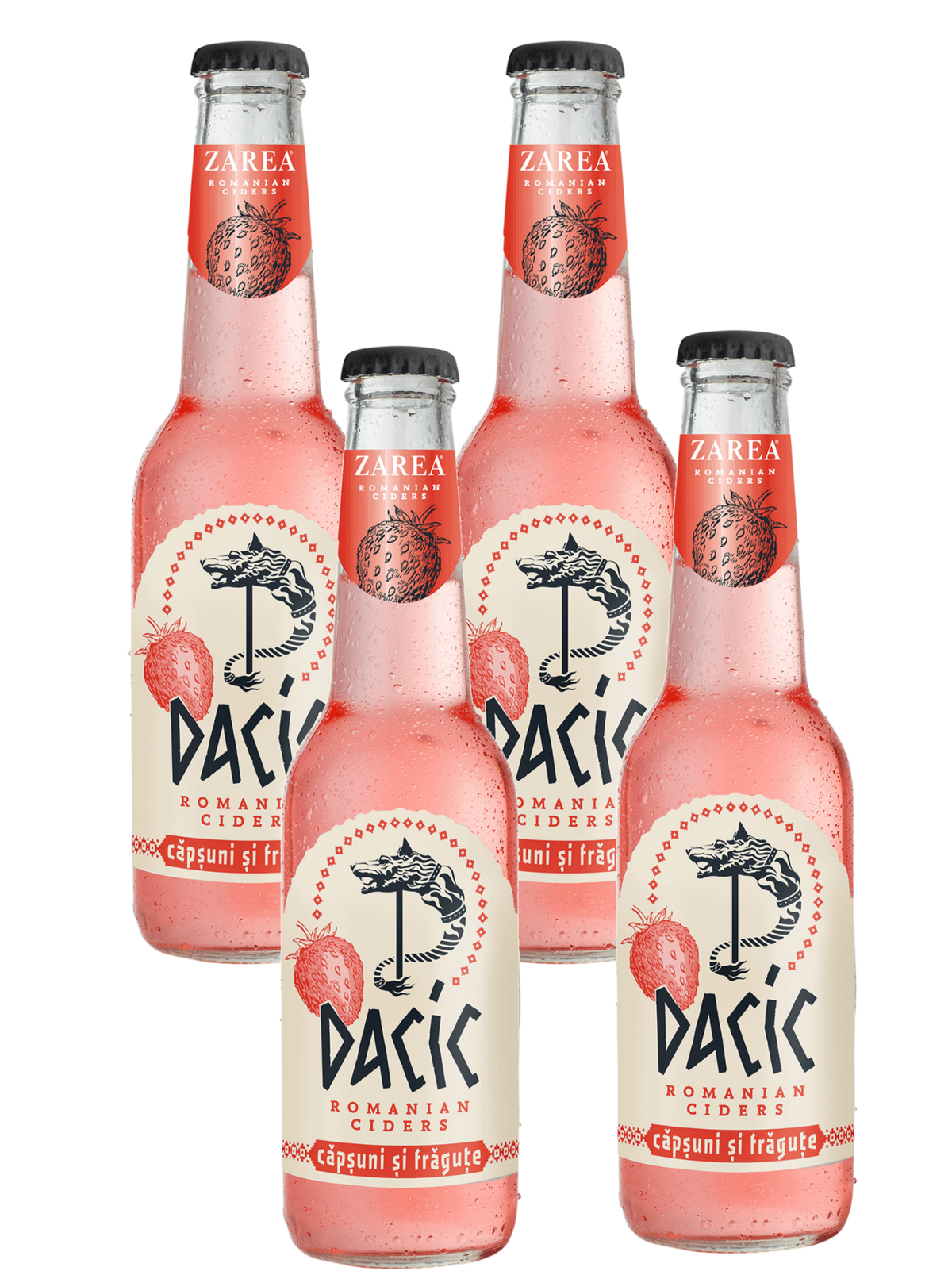 Dacic Strawberry and Wild Strawberry Cider 4x275ml