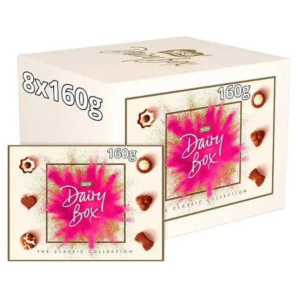 Dairy Box Milk Chocolate Box 160g (Case of 8)