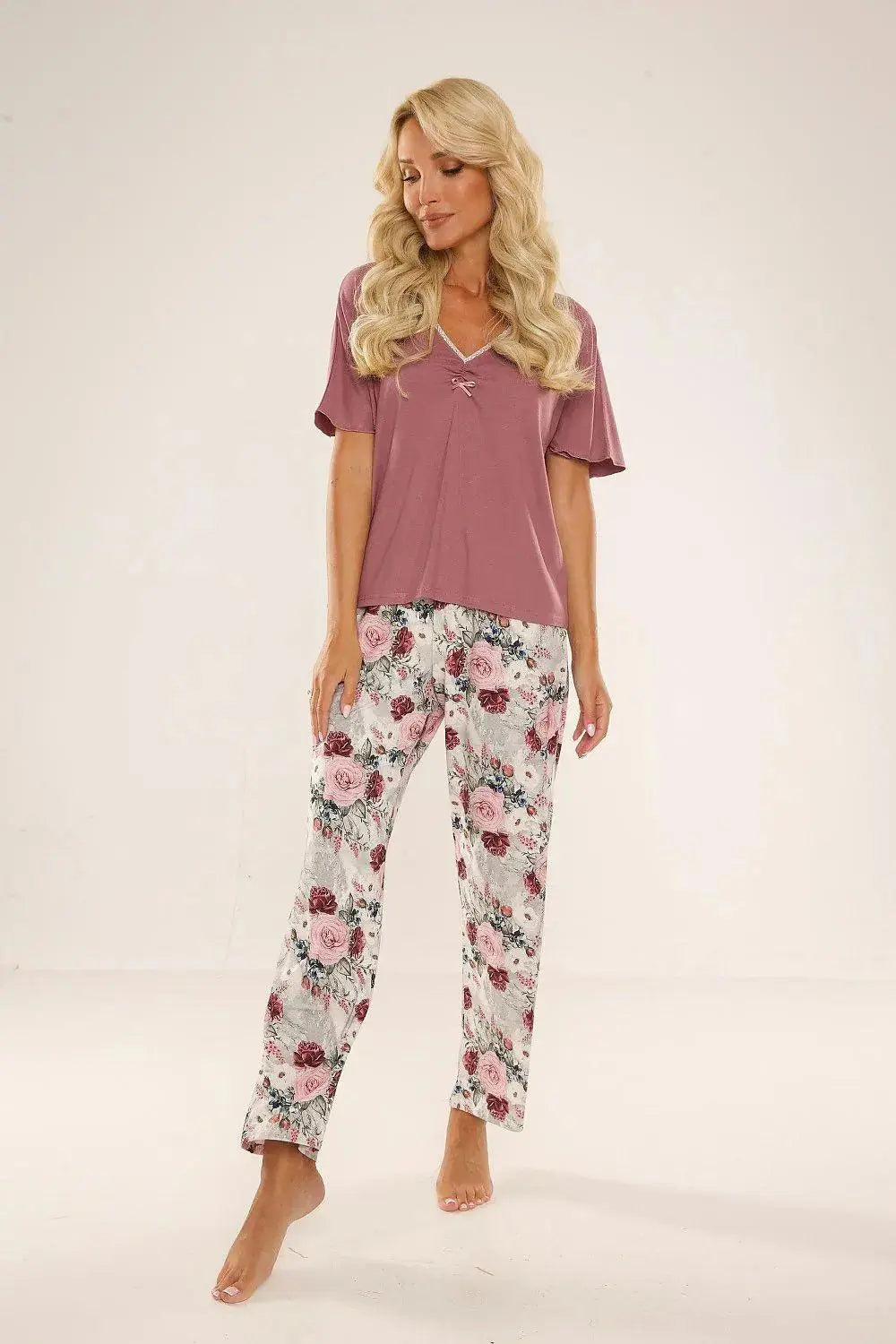 De Lafense two-piece high-quality viscose pajamas