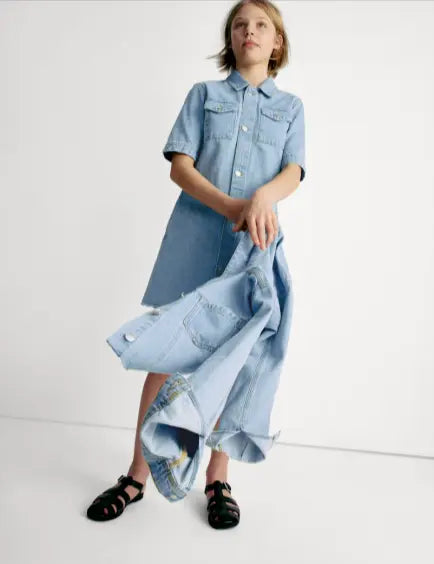 Denim Dress (6-16 Yrs)