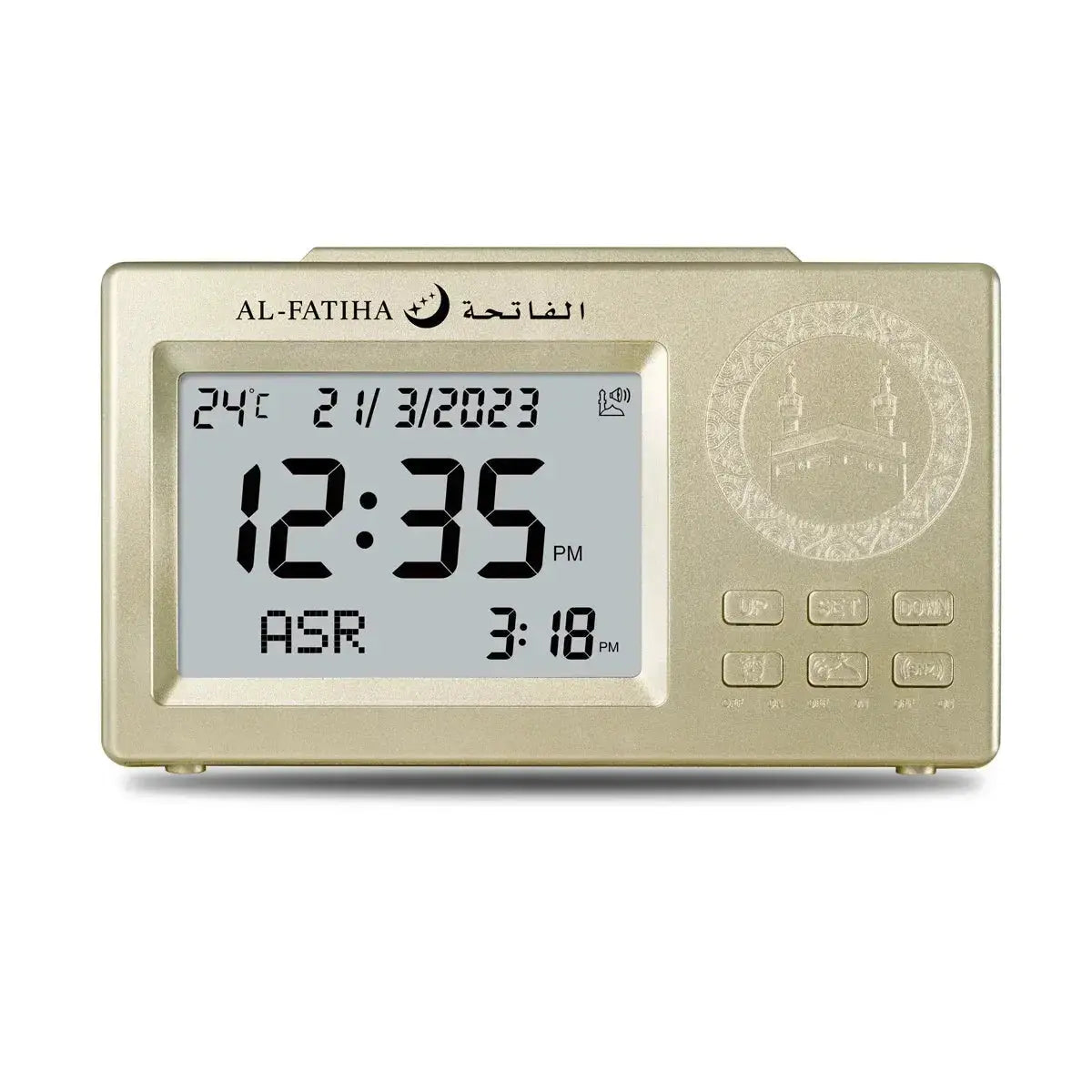 Digital LED Azan Clock  Muslim Islamic Islam stylish Azan Adhan Prayer Reminder Alarm Mosque Wall Clock Prayer Time Hijri