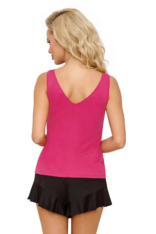 Donna fitted shirt and shorts womens pajamas