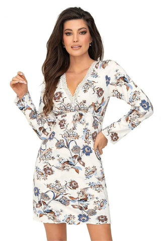 Donna long-sleeved womens nightgown