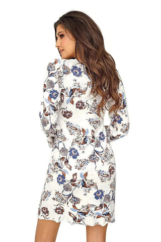 Donna long-sleeved womens nightgown