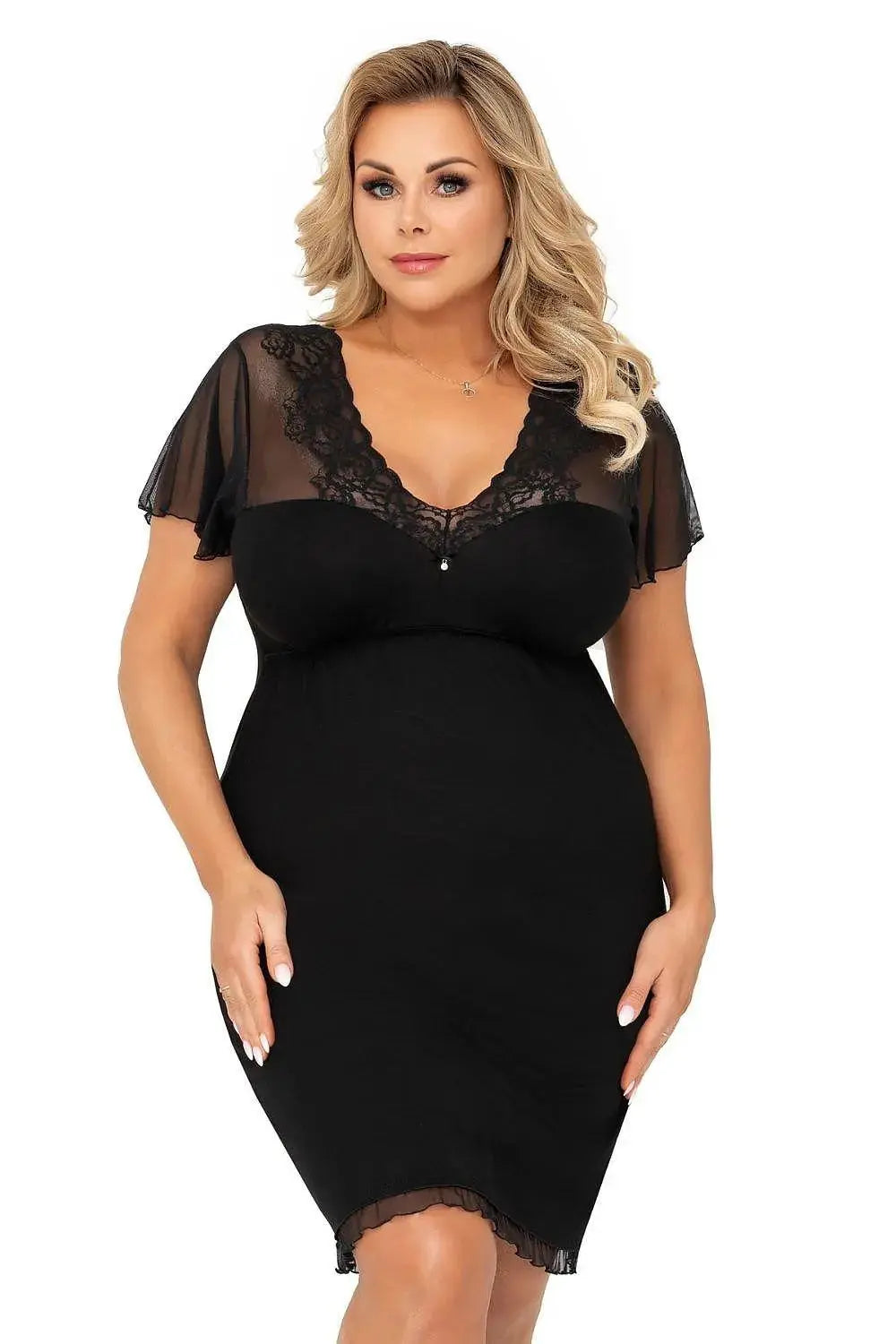 Donna opaque viscose Ivana plus shirt