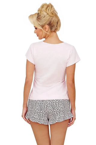 Donna short-sleeved shirt and pant womens pajamas