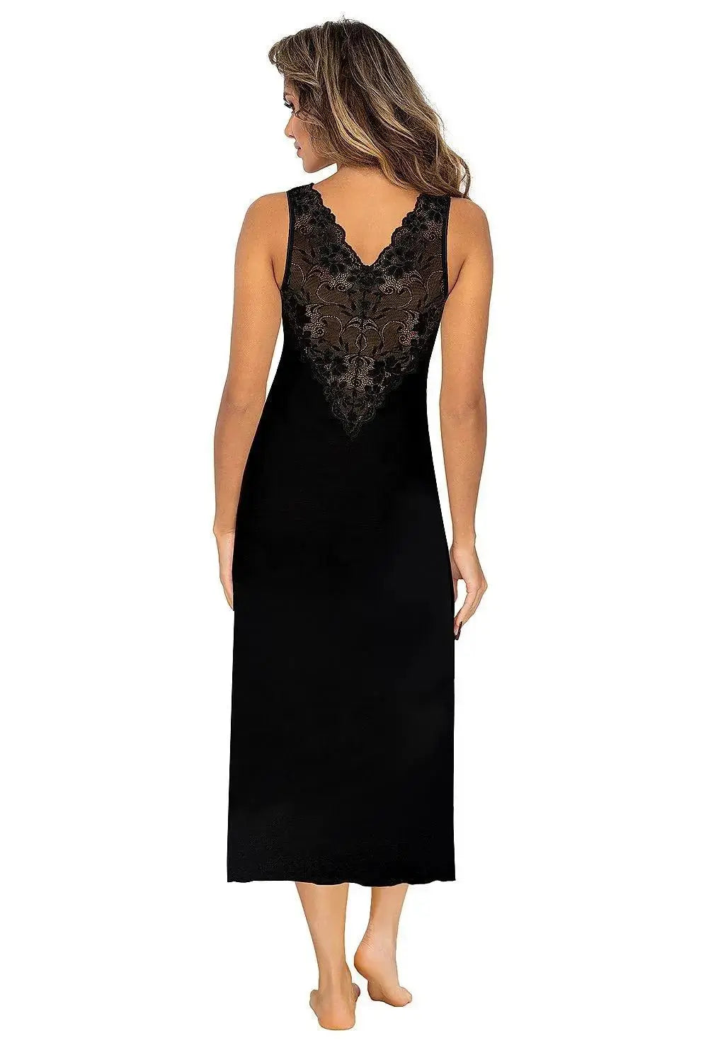 Donna smooth, flowing viscose nightgown