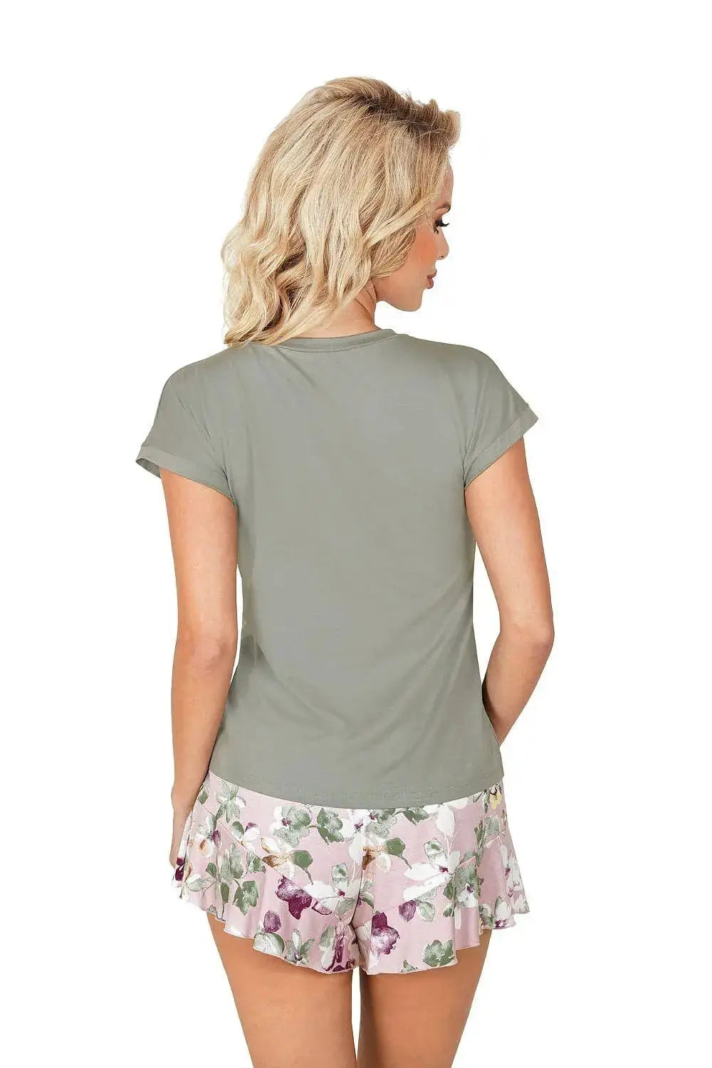 Donna t-shirt and patterned shorts womens pajamas