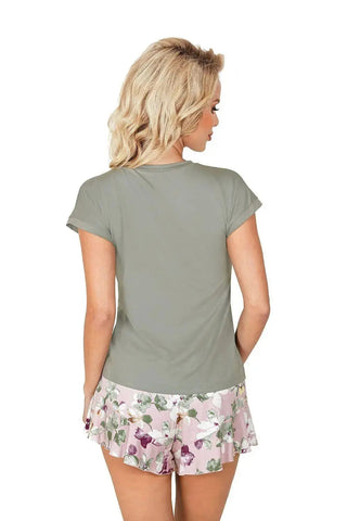 Donna t-shirt and patterned shorts womens pajamas